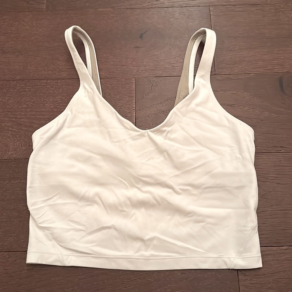 White lululemon align tank